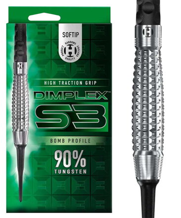 Harrows šipky Dimplex S3 Bomb soft 20g Harrows šipky Dimplex S3 Bomb soft 20g