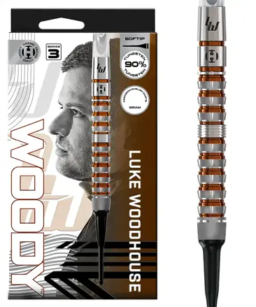 Harrows šipky Luke Woodhouse Series 3 soft 18g Harrows šipky Luke Woodhouse Series 3 soft 18g