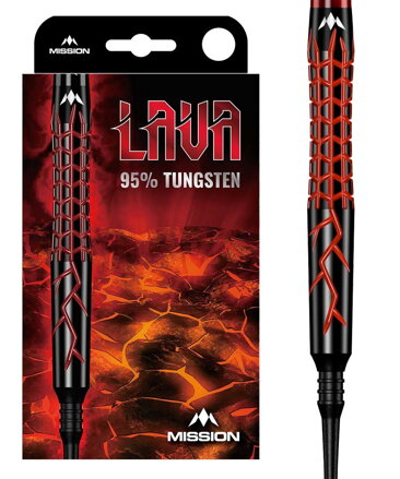 Mission šipky LAVA soft 20g Mission šipky LAVA soft 20g