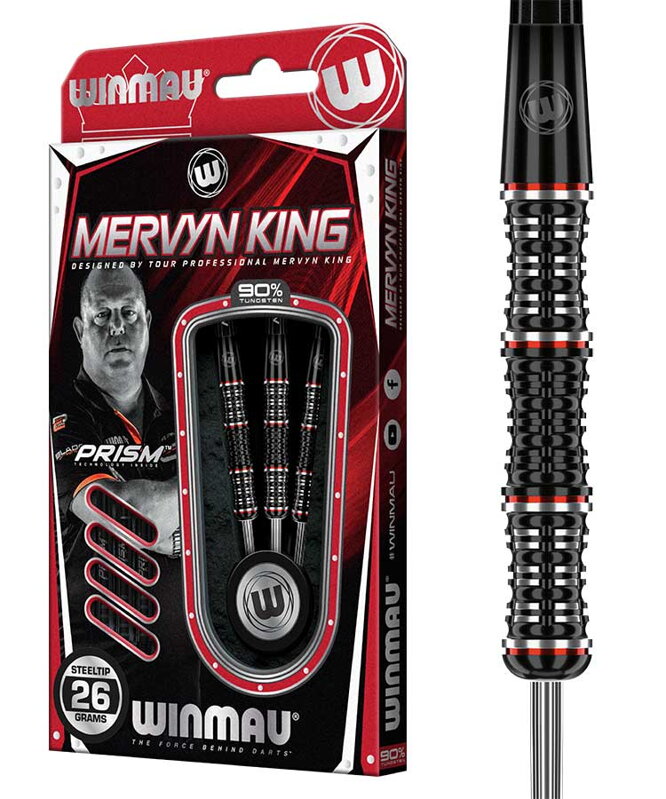 Winmau šipky Mervyn King SE steel 26g